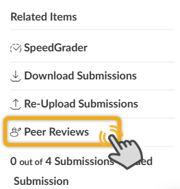 click on Peer Review option