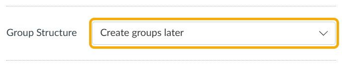 Group structure input field with placeholder text.
