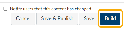 Buttons for content management options.