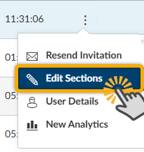 Edit sections